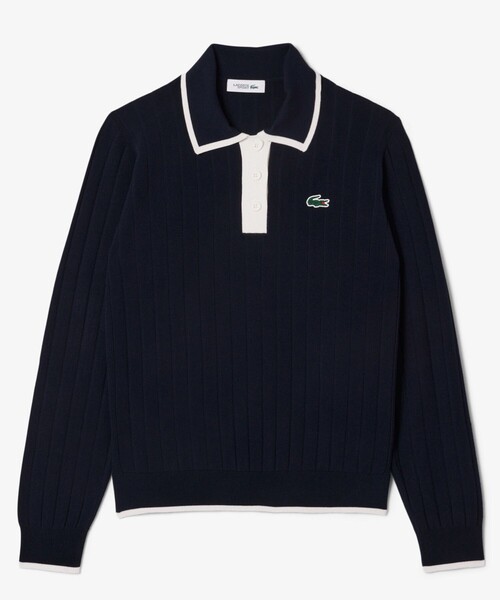 LACOSTE ニット セーター クールマックスVネックゴルフセーター