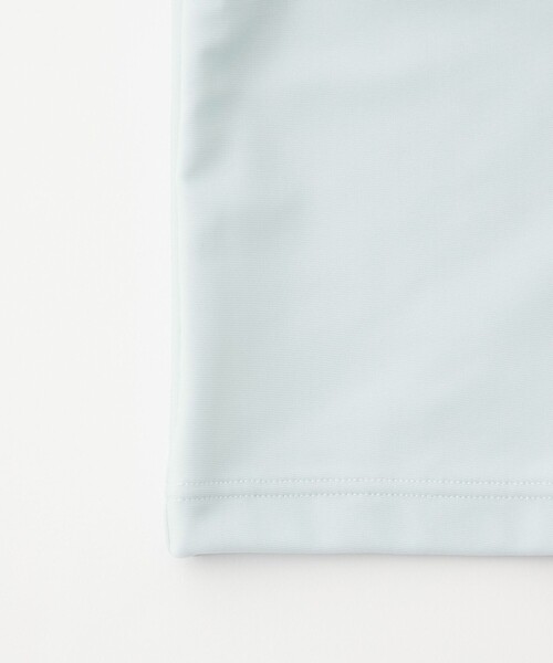 green label relaxing（グリーンレーベルリラクシング）の「GLR フリル マエアキ ラッシュガード/ キッズ 100cm-130cm（水着・キッズ・ライトブルー/ライラック・100cm/110cm/120cm/130cm）」の10枚目の写真