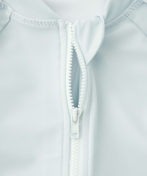 green label relaxing（グリーンレーベルリラクシング）の「GLR フリル マエアキ ラッシュガード/ キッズ 100cm-130cm（水着・キッズ・ライトブルー/ライラック・100cm/110cm/120cm/130cm）」の12枚目の写真