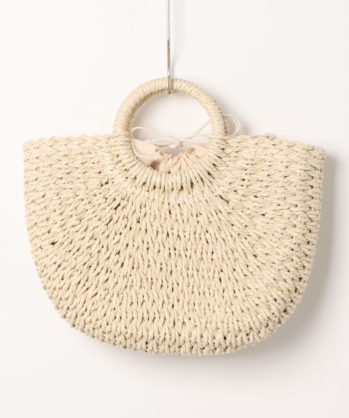 BONLECILL Marche(ボンルシールマルシェ)の「【BONLECILL Marche】ハンドバスケット/かごバッグ(かごバッグ・レディース・ブラウン/ベージュ・FREE)」の9枚目の写真