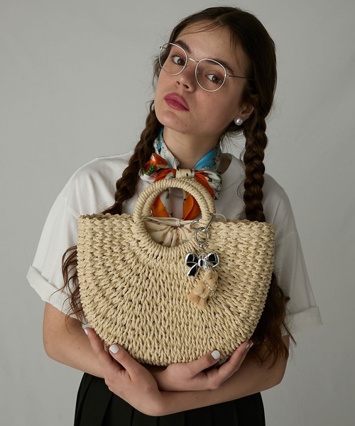 BONLECILL Marche(ボンルシールマルシェ)の「【BONLECILL Marche】ハンドバスケット/かごバッグ(かごバッグ・レディース・ブラウン/ベージュ・FREE)」の17枚目の写真