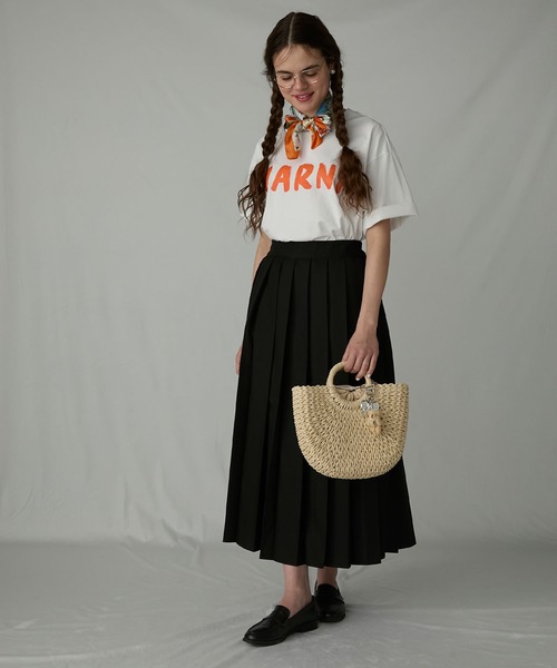 BONLECILL Marche(ボンルシールマルシェ)の「【BONLECILL Marche】ハンドバスケット/かごバッグ(かごバッグ・レディース・ブラウン/ベージュ・FREE)」の3枚目の写真