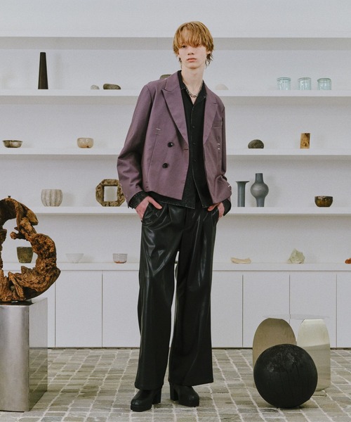 HARE(ハレ)の「【SET UP対応】TOROMIフェードカイキンシャツ(HARE)(シャツ/ブラウス・メンズ・グレー/ブルー/ブラック・MEDIUM/SMALL)」の6枚目の写真