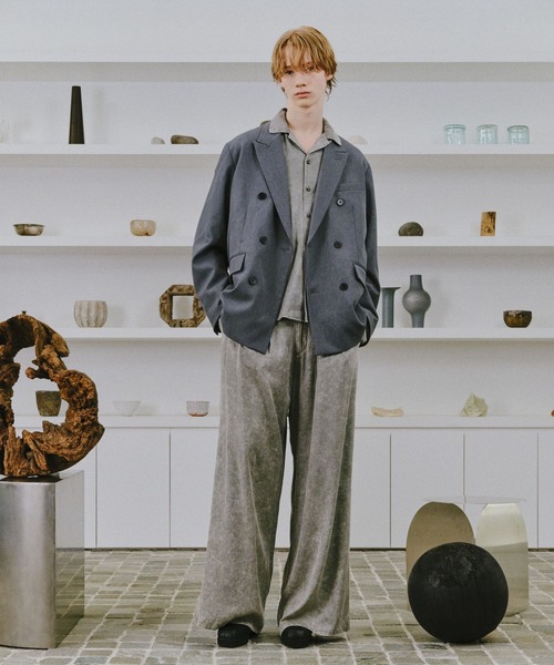 HARE(ハレ)の「【SET UP対応】TOROMIフェードカイキンシャツ(HARE)(シャツ/ブラウス・メンズ・グレー/ブルー/ブラック・MEDIUM/SMALL)」の12枚目の写真