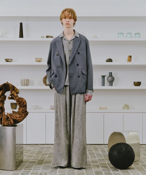 HARE(ハレ)の「【SET UP対応】TOROMIフェードカイキンシャツ(HARE)(シャツ/ブラウス・メンズ・グレー/ブルー/ブラック・MEDIUM/SMALL)」の13枚目の写真