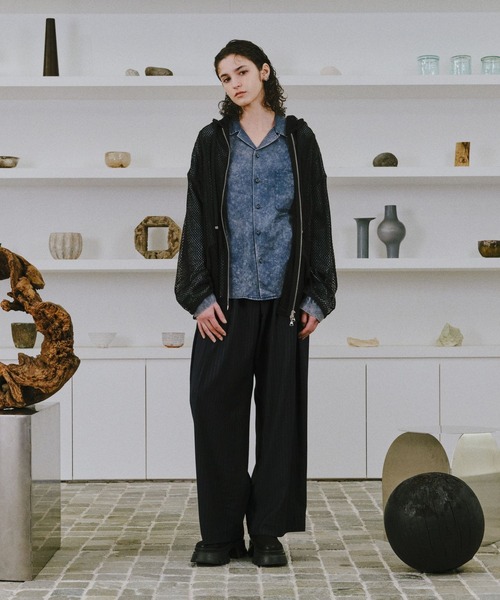 HARE(ハレ)の「【SET UP対応】TOROMIフェードカイキンシャツ(HARE)(シャツ/ブラウス・メンズ・グレー/ブルー/ブラック・MEDIUM/SMALL)」の20枚目の写真