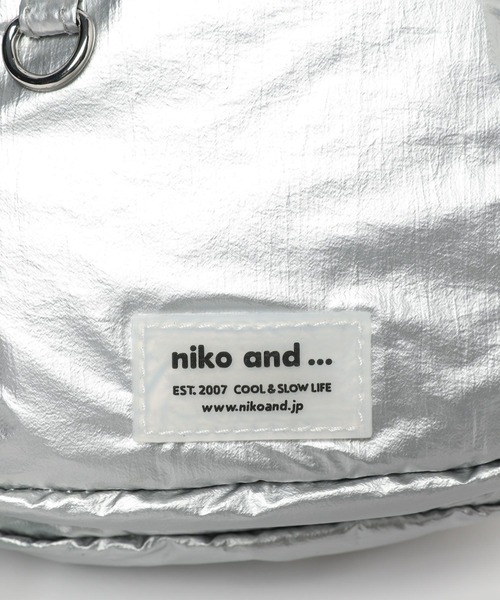 niko and...（ニコアンド）の「オリジナルミニパッカブルショルダーバッグ（ショルダーバッグ・レディース・グレー/ブラック/オレンジ・0）」の17枚目の写真