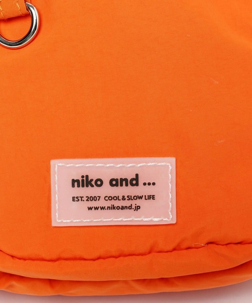 niko and...（ニコアンド）の「オリジナルミニパッカブルショルダーバッグ（ショルダーバッグ・レディース・グレー/ブラック/オレンジ・0）」の21枚目の写真