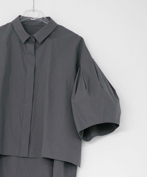 シャツ/ブラウス(長袖/七分) STUDIOUS - CLANE2020ss volume gather sleeve blouse WOMENS/トップス/シャツ/ブラウス(長袖)｜ STUDIOUS ONLINE公式