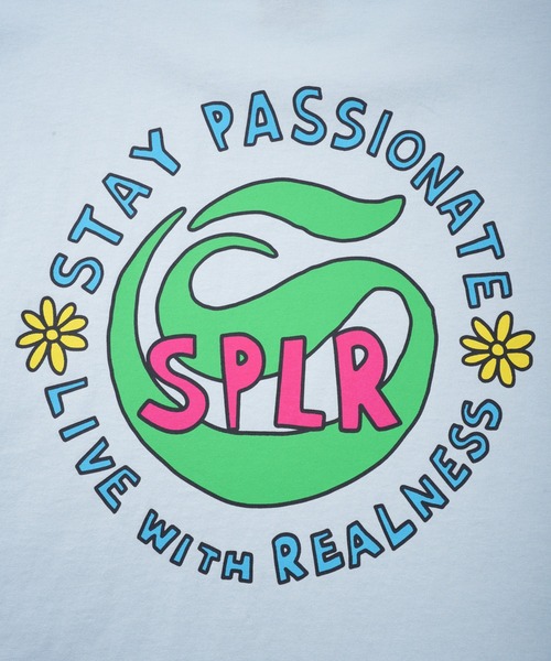 SPLR(エス・ピー・エル・アール)の「SPLR/エスピーエルアール Bloom Tee Tシャツ メンズ 夏物 夏服(Tシャツ/カットソー・メンズ・ブルー・XL/L/M)」の2枚目の写真