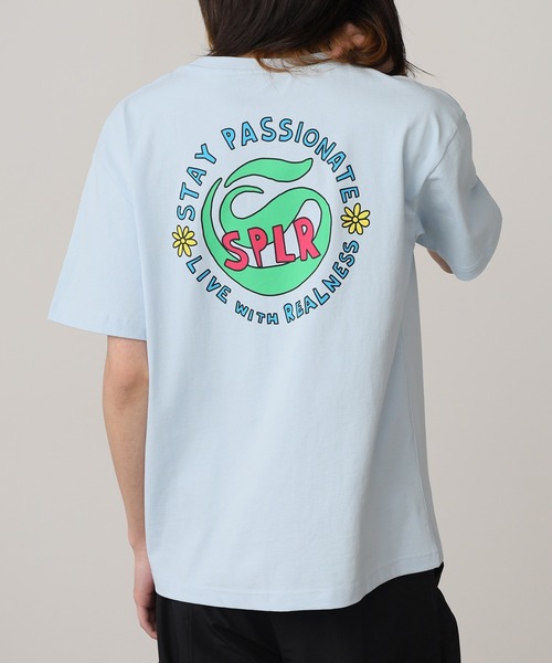 SPLR(エス・ピー・エル・アール)の「SPLR/エスピーエルアール Bloom Tee Tシャツ メンズ 夏物 夏服(Tシャツ/カットソー・メンズ・ブルー・XL/L/M)」の12枚目の写真