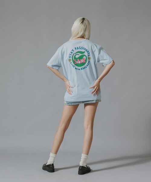 SPLR(エス・ピー・エル・アール)の「SPLR/エスピーエルアール Bloom Tee Tシャツ メンズ 夏物 夏服(Tシャツ/カットソー・メンズ・ブルー・XL/L/M)」の14枚目の写真