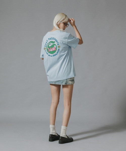 SPLR(エス・ピー・エル・アール)の「SPLR/エスピーエルアール Bloom Tee Tシャツ メンズ 夏物 夏服(Tシャツ/カットソー・メンズ・ブルー・XL/L/M)」の15枚目の写真