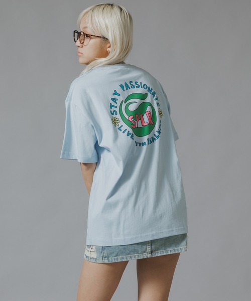 SPLR(エス・ピー・エル・アール)の「SPLR/エスピーエルアール Bloom Tee Tシャツ メンズ 夏物 夏服(Tシャツ/カットソー・メンズ・ブルー・XL/L/M)」の20枚目の写真