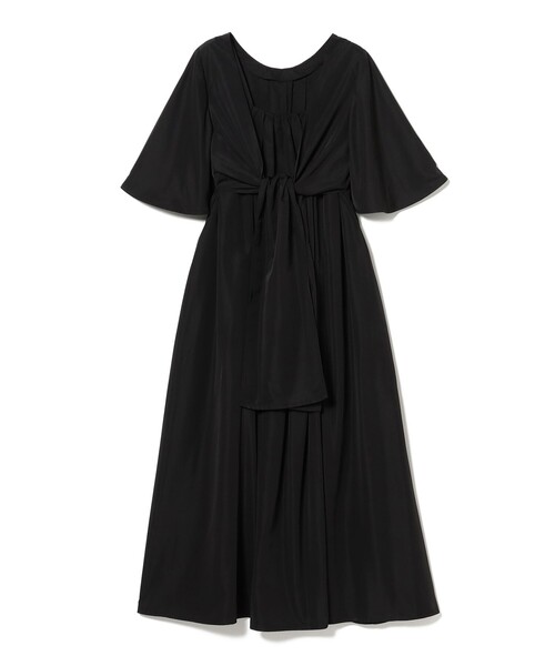 Ray BEAMS（レイビームス）の「RBS / フロント タック バック リボン ワンピース（ワンピース・レディース・ブラック/オリーブ・ONE SIZE）」の11枚目の写真
