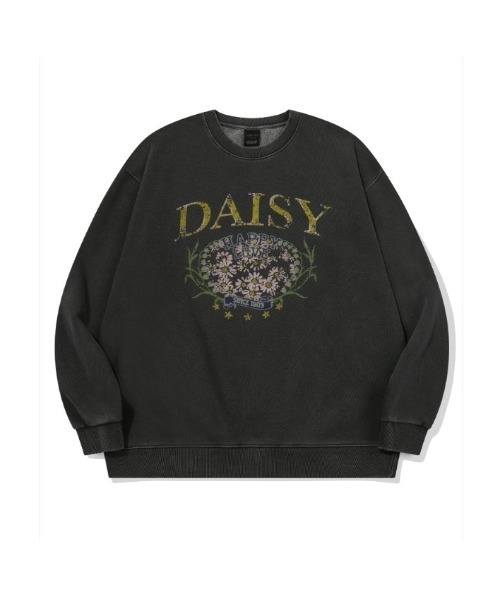 .KOM(ドットコム)の「A'GEM/9 × .kom 『CPGN STUDIO/コンパーニョ』 Daisy Pigment Sweatshirt/デイジーピグメントスウェットシャツ(スウェット・レディース・ブラック/ブルー・M)」の13枚目の写真