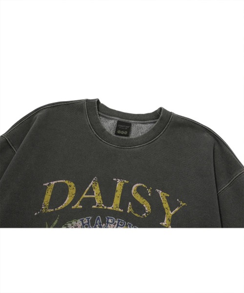 .KOM(ドットコム)の「A'GEM/9 × .kom 『CPGN STUDIO/コンパーニョ』 Daisy Pigment Sweatshirt/デイジーピグメントスウェットシャツ(スウェット・レディース・ブラック/ブルー・M)」の15枚目の写真
