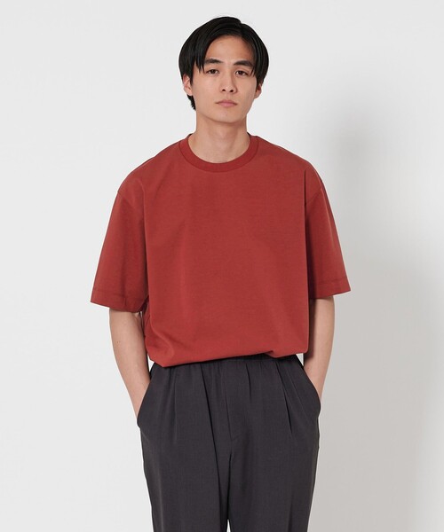 UNITED ARROWS（ユナイテッドアローズ）の「ポンチ Tシャツ デオドランド ー抗菌防臭・接触冷感ー（Tシャツ/カットソー・メンズ・ライトピンク/ブラック/オリーブ/ライトグレー/ホワイト/レッド/ネイビー・S/M/XL/L）」の7枚目の写真