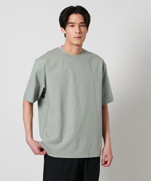 UNITED ARROWS（ユナイテッドアローズ）の「ポンチ Tシャツ デオドランド ー抗菌防臭・接触冷感ー（Tシャツ/カットソー・メンズ・ライトピンク/ブラック/オリーブ/ライトグレー/ホワイト/レッド/ネイビー・S/M/XL/L）」の4枚目の写真