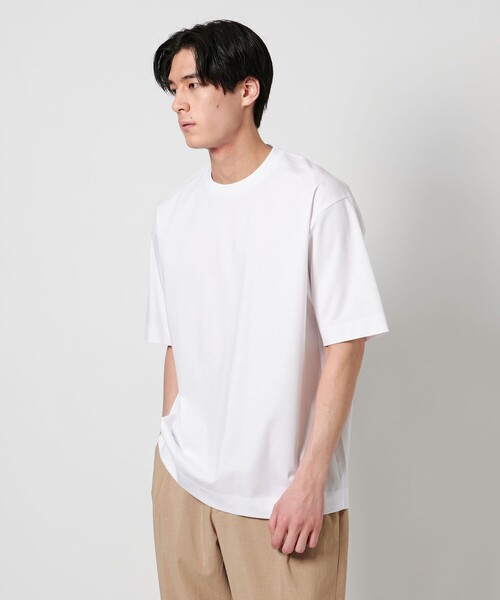 UNITED ARROWS（ユナイテッドアローズ）の「ポンチ Tシャツ デオドランド ー抗菌防臭・接触冷感ー（Tシャツ/カットソー・メンズ・ライトピンク/ブラック/オリーブ/ライトグレー/ホワイト/レッド/ネイビー・S/M/XL/L）」の12枚目の写真
