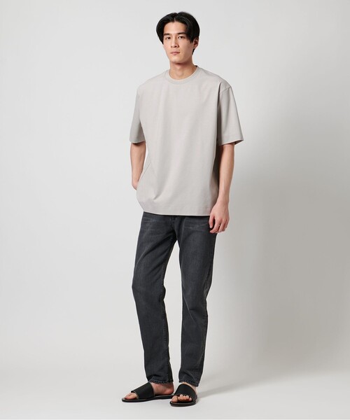 UNITED ARROWS（ユナイテッドアローズ）の「ポンチ Tシャツ デオドランド ー抗菌防臭・接触冷感ー（Tシャツ/カットソー・メンズ・ライトピンク/ブラック/オリーブ/ライトグレー/ホワイト/レッド/ネイビー・S/M/XL/L）」の17枚目の写真