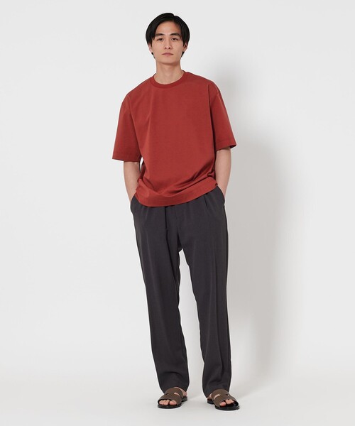 UNITED ARROWS（ユナイテッドアローズ）の「ポンチ Tシャツ デオドランド ー抗菌防臭・接触冷感ー（Tシャツ/カットソー・メンズ・ライトピンク/ブラック/オリーブ/ライトグレー/ホワイト/レッド/ネイビー・S/M/XL/L）」の21枚目の写真