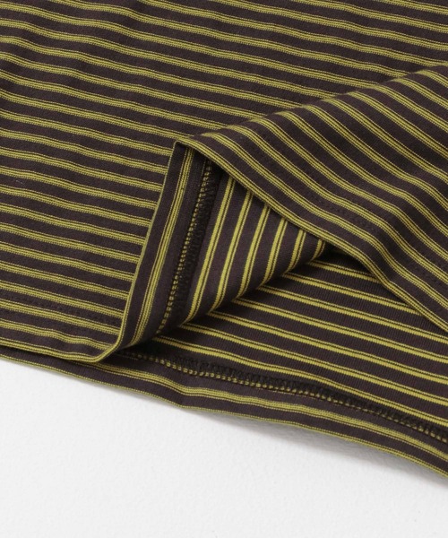 ITEMS URBANRESEARCH（アイテムズ アーバンリサーチ）の「天竺ボーダーロングスリーブカットソー（Tシャツ/カットソー・メンズ・ブルー/チャコールグレー/ブラウン・MEDIUM/LARGE）」の17枚目の写真