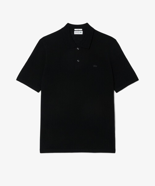 【即購入OK】LACOSTE × VISIONAIRE　ポロシャツ　サイズL　黒 即購入OK】LACOSTE × VISIONAIRE ポロシャツ サイズL 黒