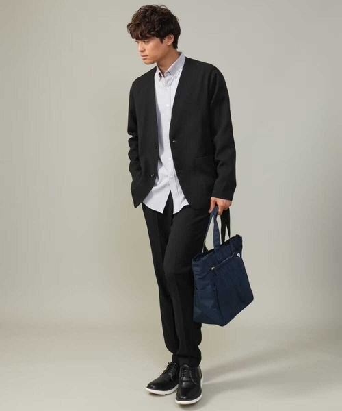 a.v.v(アーヴェヴェ)の「【軽量・撥水・A4収納OK】2WAYトート(トートバッグ・メンズ・ブラック/ネイビー/ライトグレー・46)」の18枚目の写真