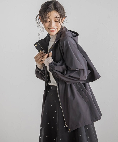 Droite lautreamont(ドロワットロートレアモン)の「2WAYサーブルクロスマウンテンパーカー≪手洗い可能≫(マウンテンパーカー・レディース・イエロー/キャメル/チャコールグレー・M)」の6枚目の写真