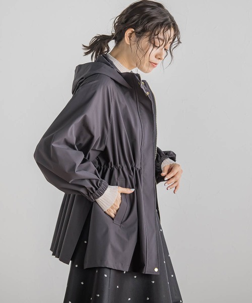Droite lautreamont(ドロワットロートレアモン)の「2WAYサーブルクロスマウンテンパーカー≪手洗い可能≫(マウンテンパーカー・レディース・イエロー/キャメル/チャコールグレー・M)」の7枚目の写真