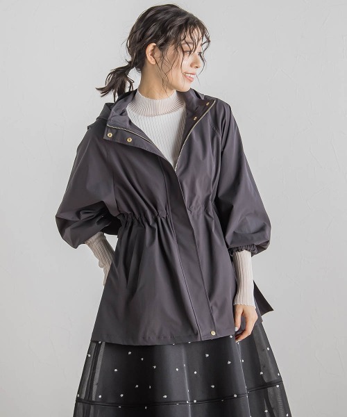 Droite lautreamont(ドロワットロートレアモン)の「2WAYサーブルクロスマウンテンパーカー≪手洗い可能≫(マウンテンパーカー・レディース・イエロー/キャメル/チャコールグレー・M)」の9枚目の写真