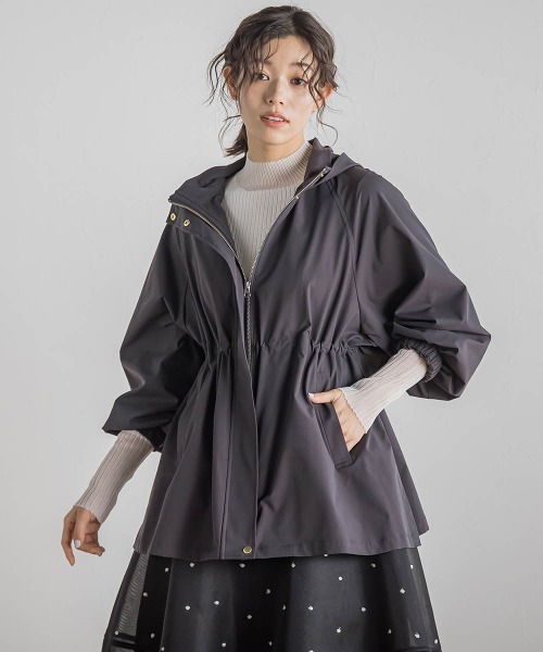 Droite lautreamont(ドロワットロートレアモン)の「2WAYサーブルクロスマウンテンパーカー≪手洗い可能≫(マウンテンパーカー・レディース・イエロー/キャメル/チャコールグレー・M)」の10枚目の写真