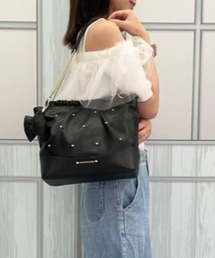 SAMANTHAVEGA | スムースチェーンハンドバッグ(ハンドバッグ)