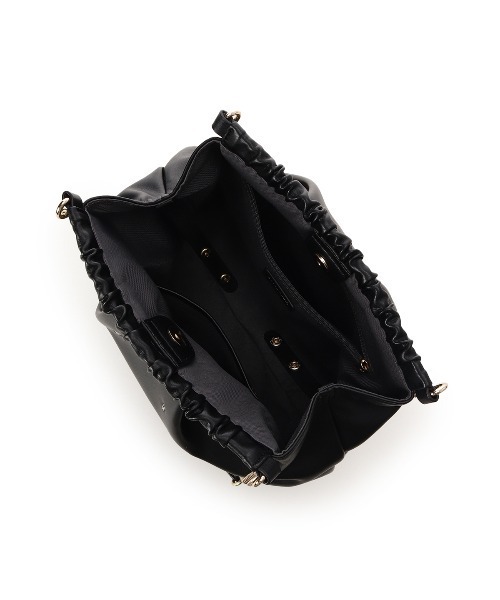 SAMANTHAVEGA（サマンサベガ）の「スムースチェーンハンドバッグ（ハンドバッグ・レディース・ブラック・FREE）」の3枚目の写真