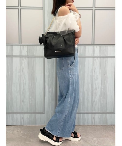 SAMANTHAVEGA（サマンサベガ）の「スムースチェーンハンドバッグ（ハンドバッグ・レディース・ブラック・FREE）」の13枚目の写真