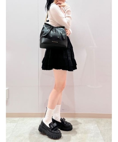 SAMANTHAVEGA（サマンサベガ）の「スムースチェーンハンドバッグ（ハンドバッグ・レディース・ブラック・FREE）」の16枚目の写真