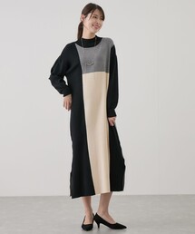 前後２WAYパネル細見えワンピース