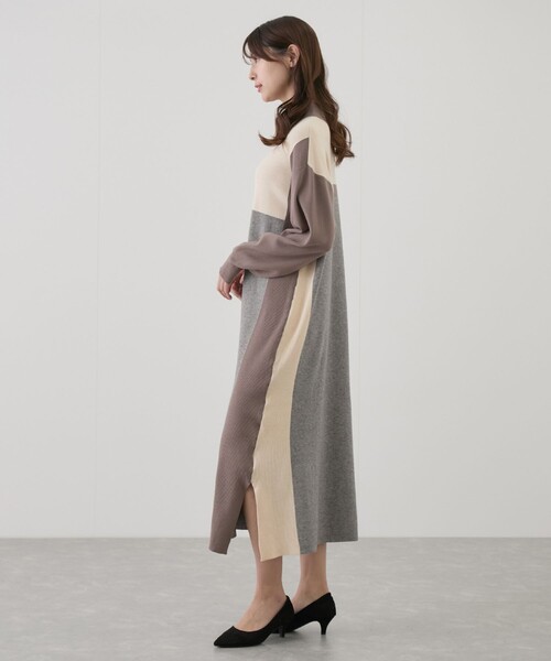 Jayro（ジャイロ）の「前後２WAYパネル細見えワンピース（ワンピース・レディース・ベージュ/ブラック/グレー・FREE）」の20枚目の写真