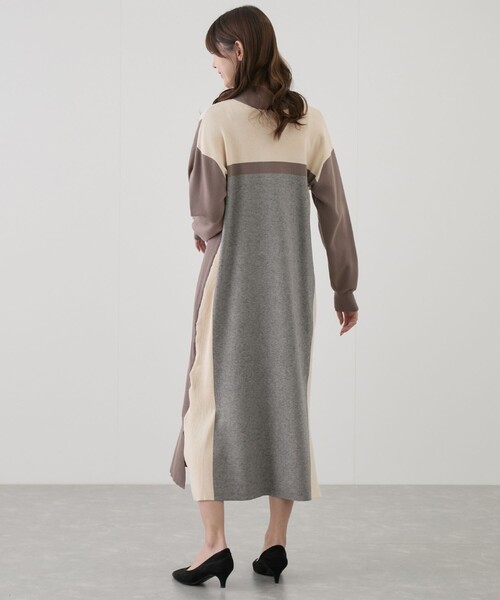 Jayro（ジャイロ）の「前後２WAYパネル細見えワンピース（ワンピース・レディース・ベージュ/ブラック/グレー・FREE）」の19枚目の写真