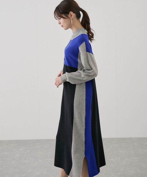 Jayro（ジャイロ）の「前後２WAYパネル細見えワンピース（ワンピース・レディース・ベージュ/ブラック/グレー・FREE）」の15枚目の写真