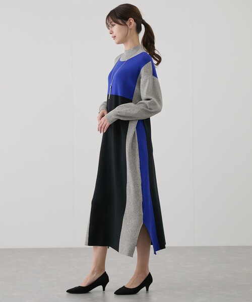 Jayro（ジャイロ）の「前後２WAYパネル細見えワンピース（ワンピース・レディース・ベージュ/ブラック/グレー・FREE）」の12枚目の写真