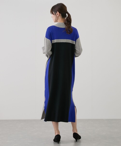 Jayro（ジャイロ）の「前後２WAYパネル細見えワンピース（ワンピース・レディース・ベージュ/ブラック/グレー・FREE）」の11枚目の写真