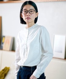 フェリシモ　ホワイトシャツ THREE FIFTY STANDARD ワイドな白シャツ｜THREE FIFTY STANDARD