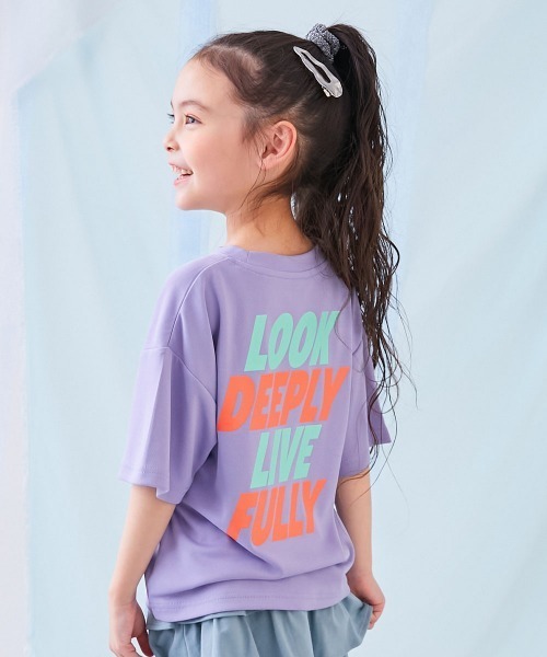 devirock(デビロック)の「【涼感 サラッとメッシュ】× デビラボ プリント 半袖Tシャツ(Tシャツ/カットソー・キッズ・グリーン系1/ブラック系2/ブルー系2/グレー系2/グレー系3/ブラック系1/ブラック系3/パープル系1/ブルー系1/グレー系1/ピンク系1/イエロー系1/ダークグリーン系1/グレー系6/ブルー系3/ブラック系4/ブルー系4/パープル系2/グレー系4/グレー系5・100cm/110cm/120cm/130cm/140cm/150cm/160cm)」の18枚目の写真