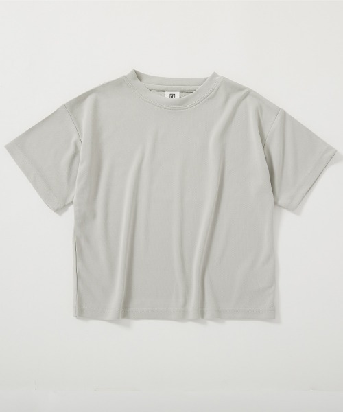 devirock（デビロック）の「【涼感 サラッとメッシュ】× デビラボ プリント 半袖Tシャツ（Tシャツ/カットソー・キッズ・グリーン系1/ブラック系2/ブルー系2/グレー系2/グレー系3/ブラック系1/ブラック系3/パープル系1/ブルー系1/グレー系1/ピンク系1/イエロー系1・100cm/110cm/120cm/130cm/140cm/150cm/160cm）」の20枚目の写真