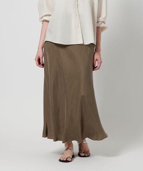 ビアズリー キュプラマーメイドスカート BEAUTY＆YOUTH UNITED ARROWS スカート フィブリルキュプラ