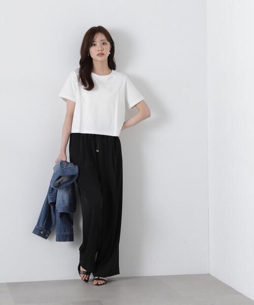 PROPORTION BODY DRESSING（プロポーションボディドレッシング）の「イージーワイドパンツ / 1215130404（その他パンツ・レディース・ブラック/グレー/ホワイト系その他・SMALL/MEDIUM）」の5枚目の写真