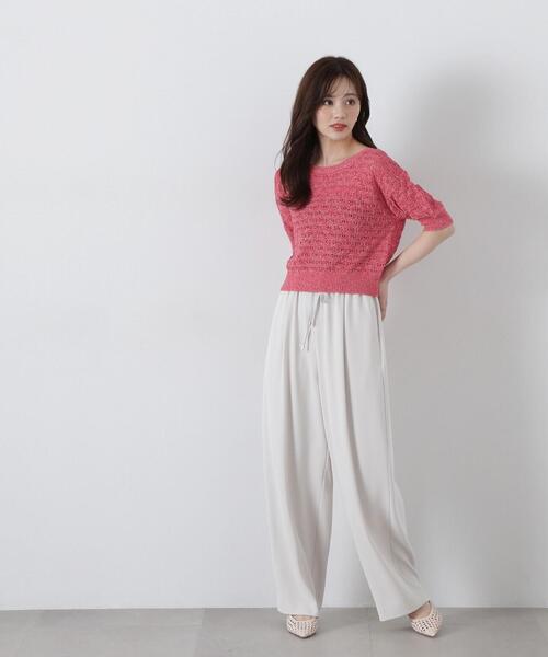 PROPORTION BODY DRESSING（プロポーションボディドレッシング）の「イージーワイドパンツ / 1215130404（その他パンツ・レディース・ブラック/グレー/ホワイト系その他・SMALL/MEDIUM）」の10枚目の写真