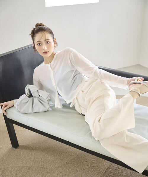 PROPORTION BODY DRESSING（プロポーションボディドレッシング）の「イージーワイドパンツ / 1215130404（その他パンツ・レディース・ブラック/グレー/ホワイト系その他・SMALL/MEDIUM）」の19枚目の写真